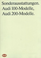 Audi 100 / 200 C 3 Sonderausstattung Prospekt 1.1990