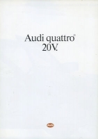 Audi Quattro 20 V Prospekt 1.1990