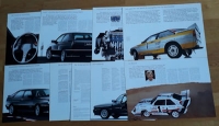 Preview: Audi Quattro 20 V Prospekt-Schuber ca. 1990