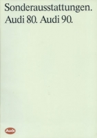 Audi 80 / 90 B 3 Sonderausstattung Prospekt 6.1990