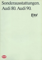 Audi 80 / 90 B 3 Special equipment brochure 1.1991