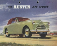 Austin A 40 Sports Prospekt ca. 1952