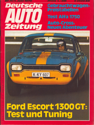 Deutsche Auto Zeitung 1970 Heft 11