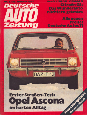Deutsche Auto Zeitung 1971 Heft 3