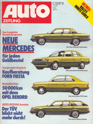 Auto Zeitung 1979 Heft 4
