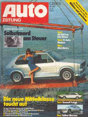 Auto Zeitung 1980 Heft 21