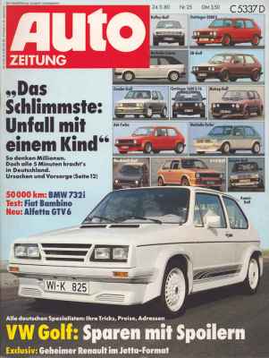 Auto Zeitung 1980 Heft 25