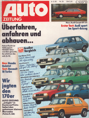Auto Zeitung 1980 Heft 26