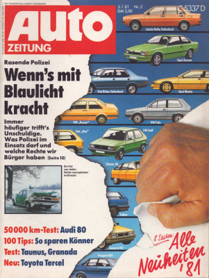 Auto Zeitung 1981 Heft 2