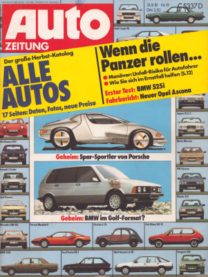 Auto Zeitung 1981 Heft 19