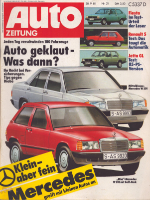 Auto Zeitung 1981 Heft 21