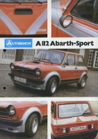 Autobianchi A 112 Abarth-Sport Prospekt 1980er Jahre