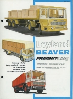 British Leyland Beaver Freightline Prospekt 9.1966