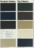 Preview: BMW Baur Cabriolet Verdeck-Farben 1980er Jahre