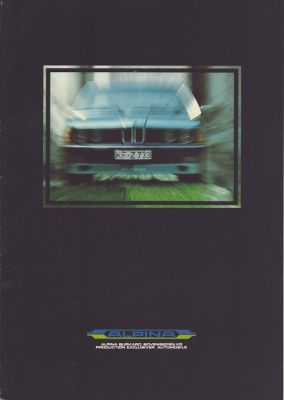 BMW 628.635 CSi Alpina Prospekt 3.1980