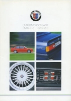 BMW Alpina 3er E 30 brochure 3.1988