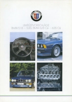 BMW 518-535i 628-635 CSi Alpina brochure 9.1987