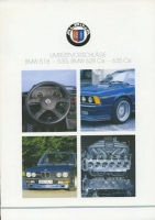 BMW 518-535i 628-635 CSi Alpina brochure 3.1988
