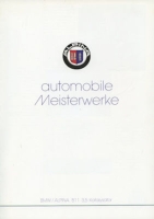 BMW 7er B 11 3,5 Kat. Alpina brochure 9.1987