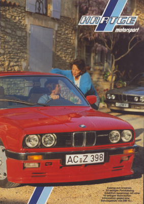 BMW Hartge Motorsport-Programm ca. 1982