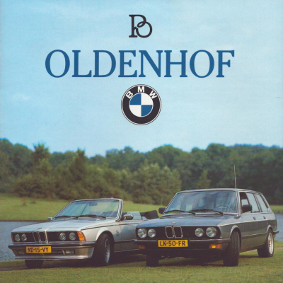BMW / P. Oldenhof, Enschede Prospekt 1980er Jahre
