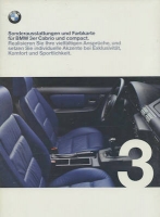 BMW 3er Sonderausstattung Prospekt 2000