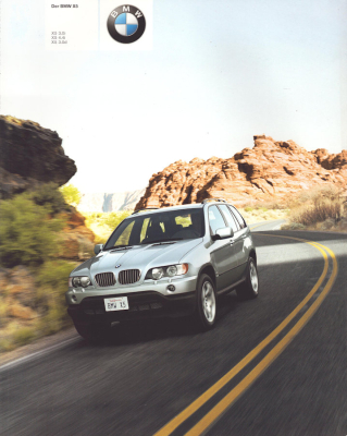 BMW X 5 E 53 Prospekt 2001