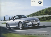 BMW Z 4 equipment brochure 2006