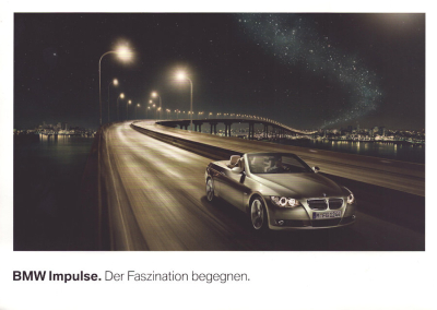 BMW 3er Limonsine / Cabrio Prospekt ca. 2007