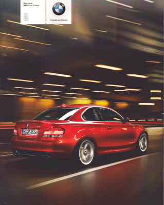 BMW 1er Coupé E 82 Prospekt 2008