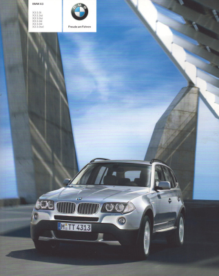 BMW X 3 Prospekt 2008