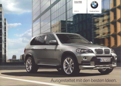 BMW X 5 Zubehör Prospekt 2008