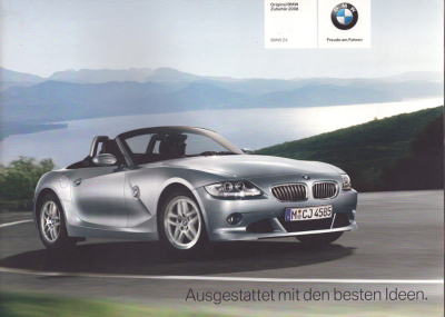 BMW Z 4 Roadster / Coupé Zubehör Prospekt 2008