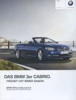 BMW 3er Cabrio F 30 Prospekt 2012