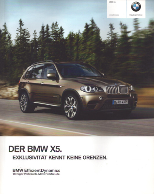 BMW X 5 E 70 Prospekt 2012