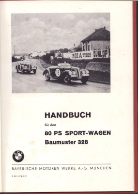 Preview: BMW 328 Bedienungsanleitung 4.1937