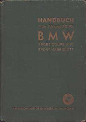 BMW 327 / 328 Bedienungsanleitung 5.1939