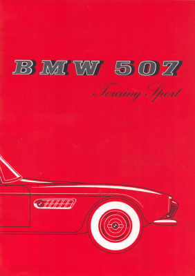 BMW 507 Touring Sport Prospekt 9.1957 Reprint