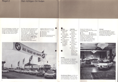 Preview: BMW interne Schrift Durchführung einer Sonderschau 1966