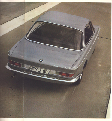 Preview: BMW 2000 CS Prospekt 9.1966