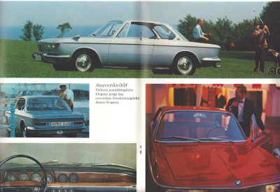 Preview: BMW 2000 CS Prospekt 1.1967