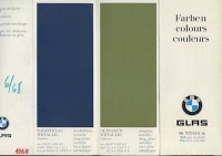 BMW and Glas colors ca. 1968