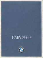 BMW 2500 brochure 12.1968