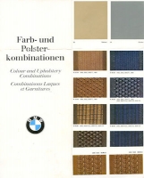BMW Farben und Polster 9.1969
