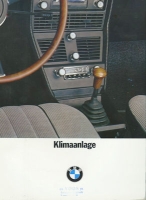 BMW Klimaanlage Prospekt 1970