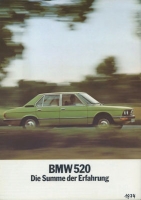 BMW 520 brochure 8.1972