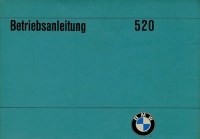 BMW 520 owner`s manual 9.1972