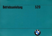 BMW 520 Bedienungsanleitung 3.1972