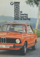 BMW 1602-2002 tii touring brochure ca. 1974