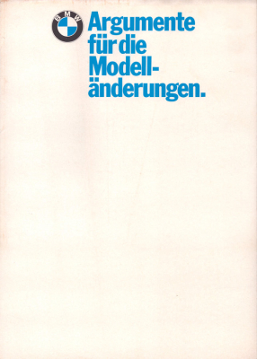 BMW 1602-2002 Verkäufer-Mappe 1975